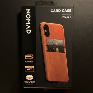 Brand new NOMAD leather phone case iPhone X